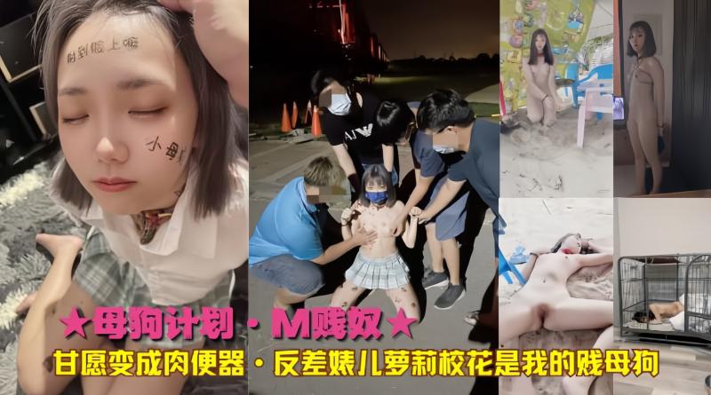 ⺟狗计划·M贱奴⽢愿变成⾁便器·反差婊萝莉校花是我的贱⺟狗