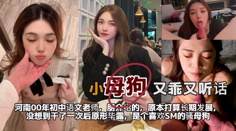 河南00年语文老师朋介绍的原本打算长期发展没想到干了一次后原形毕露是个喜欢SM的骚母狗